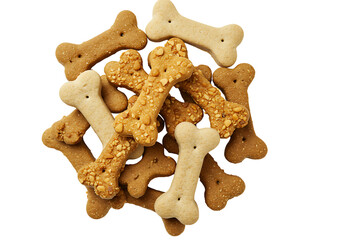 Dog Bone Treats isolated on transparent background