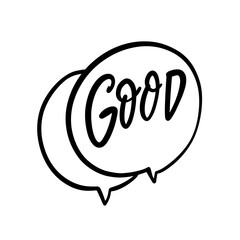 An Illustration Representing Good Communication through Bubbles and Cheerful Elements