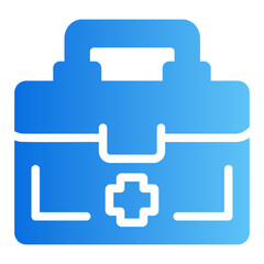 first aid kit Gradient icon