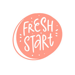 Creative Graphic Representing the Concept of a Fresh Start for Achieving Positive Change