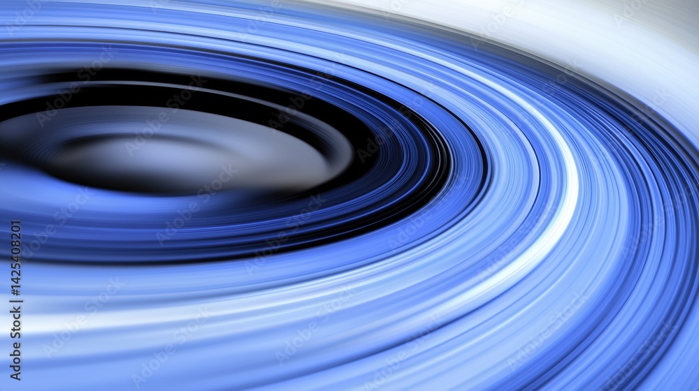 Poster abstract swirling patterns in blue tones create a mesmerizing visual experience, showcasing fluid ar
