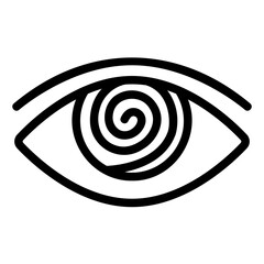 hypnosis Line Icon