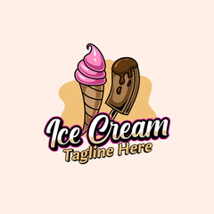Logo for ice cream making business