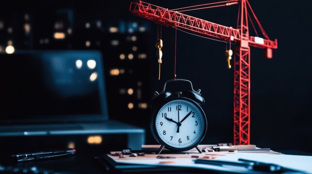 Time management in construction projects.