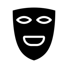 mask glyph icon