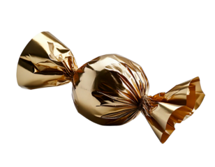  Wrapped Candy on a White Background