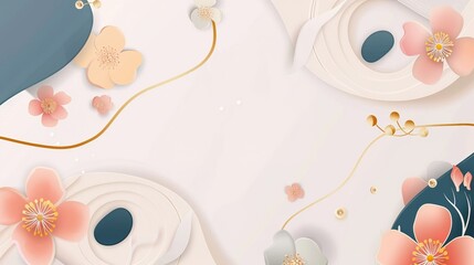 Mother's Day Plum Blossom Background: Showcase Plum Charm, Paint a Warm Picture of Maternal Love