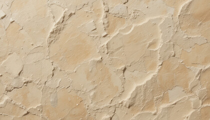 Textured beige wall with a cracked plaster finish.
