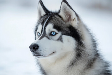 Obraz premium Generative AI Playful Purebred Puppy with funny Expressive Face