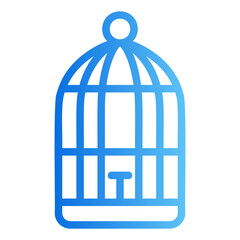 bird cage Gradient icon