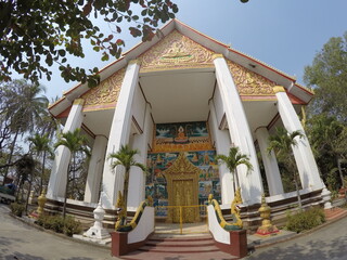 old wooden church in lao, Temple SIM Lao
