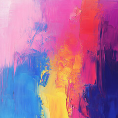 creative abstract colorful watercolor wall