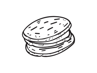 Freshly Cooked Arepa Ready to Serve for Breakfast