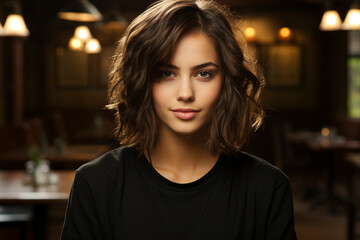 Beautiful 20-Year-Old Girl – Short Blonde Hair and Fresh Modern Look