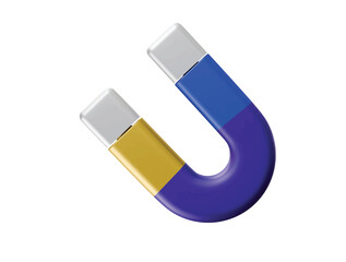 magnet icon 3d illustration render