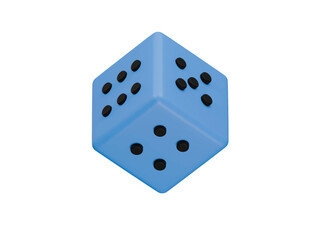 dice icon 3d illustration render