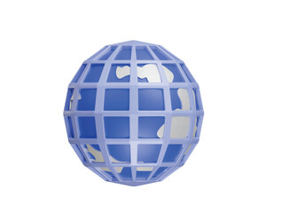 internet icon 3d illustration render