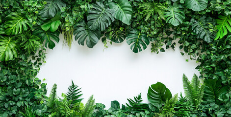 green leaves frame 