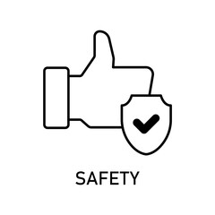 Icon a safety, isolated against a clean background.