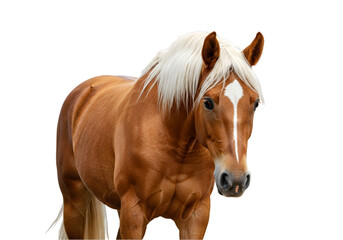 Stunning Haflinger Horse Image: High-Resolution Photo transparent background