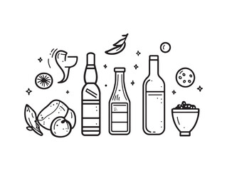 Appetizing Bologna Served with Fresh Vegetables and Bread