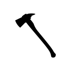 Fireaxe  silhouette icon vector flat design.