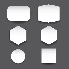 Empty label set different shapes