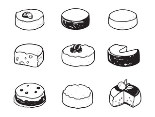 Delicious Camembert Cheese Wheel with Sliced Portions and Knife