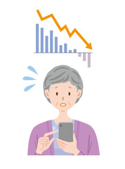 株価　暴落　資産　高齢者
