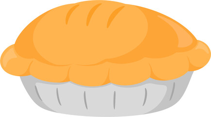 illustration pie pastry © Je