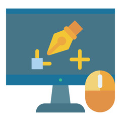 Graphic Design Icon,graphic design flat_Transform