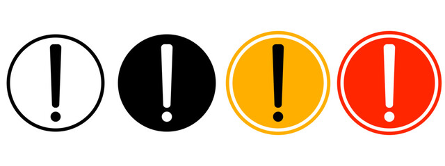 General Warning Attention Sign Alert to Various Safety Hazards. Warning Sign With Exclamation Point general safety Icon for Various Uses.
