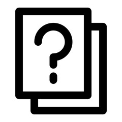 random card line icon.