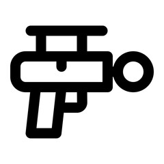 shooting game line icon.