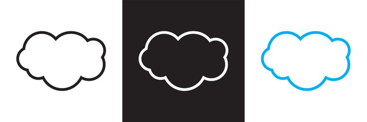 Explosion Comic Bubble icon. Vector for websites, mobile interfaces, presentations, banner, visual branding etc. Vector illustration. isolated on white and black background. EPS 10