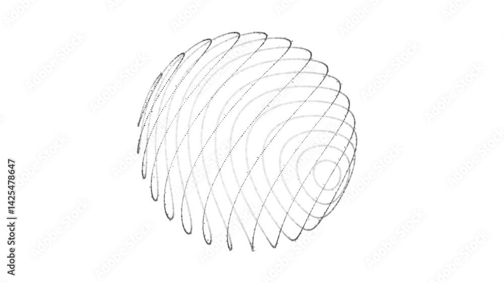 Poster sphere of particles in cyberspace. impulse dynamic flow of global energy energy. futuristic technolo