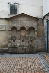 Fountain in the old town of Bilbao