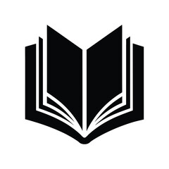 Book Silhouette Vector Illustration