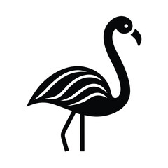 Flamingo Silhouette Vector Illustration