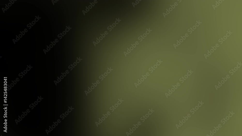 Poster a blurred gradient background featuring shades of green and black, creating a soft and calming visua