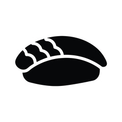 Sushi Silhouette Vector Illustration