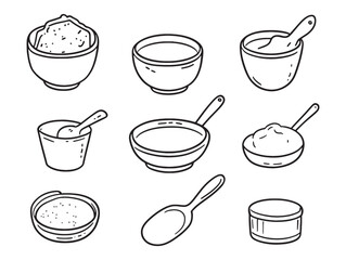 Freshly Cooked Cream of Wheat in a Bowl with Spoon