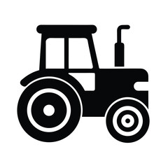 Tractor Silhouette Vector Illustration