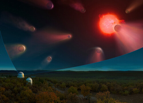 Illustration of the NIGHT Project concept