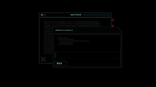 Eror code text animation simple  element asset visual