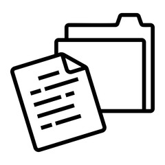 files Line Icon