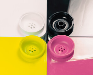 multicolored similar items part of a constructor toy