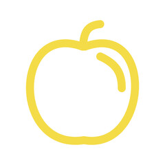 vector illustration of an apple