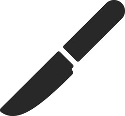 Fototapeta premium Solid scalpel icon used in medical interfaces