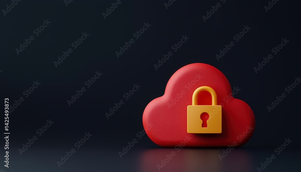 Aufkleber cloud storage with data protection technology and authentication. cloud storage with integrated secu
